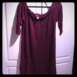 Off the shoulder dress